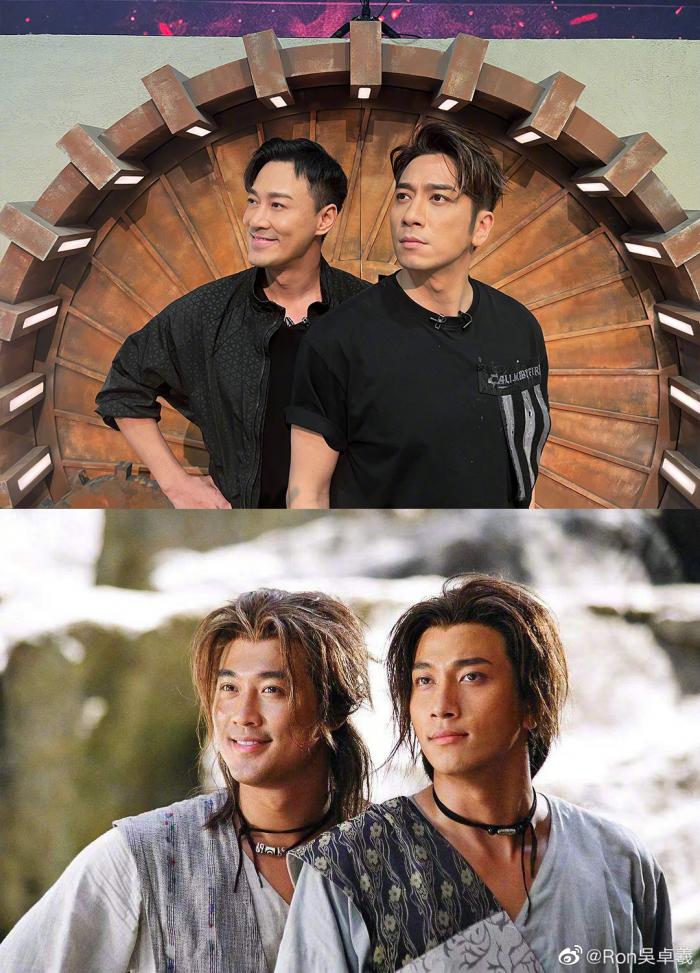 林峰|18年后，林峯吴卓羲再次合体，重现《大唐双龙传》经典动作图