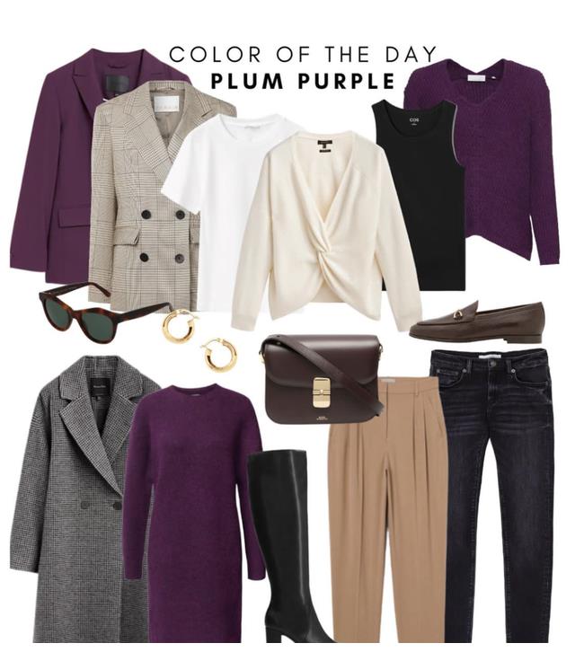 穿衣搭配|35岁+职场女人看过来,李子紫搭出一周穿搭,大气成熟魅力十足