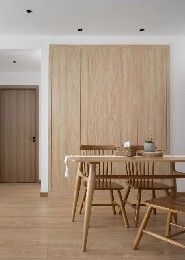 原木+白色，87㎡小户型，打造质朴纯粹的空间！