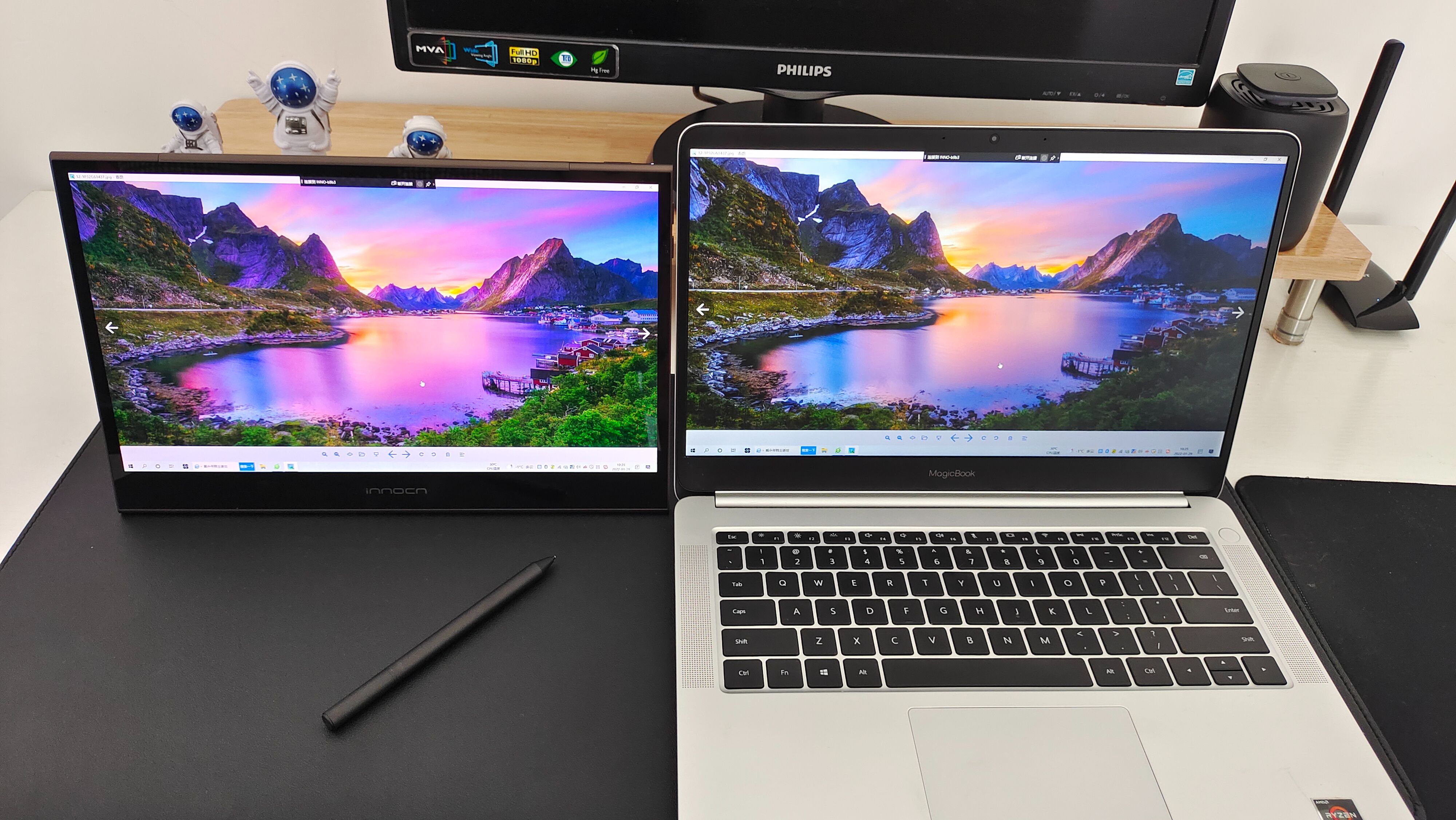 英特尔|游戏办公一屏搞定,INNOCN 13Q1F:更好用的便携显示器
