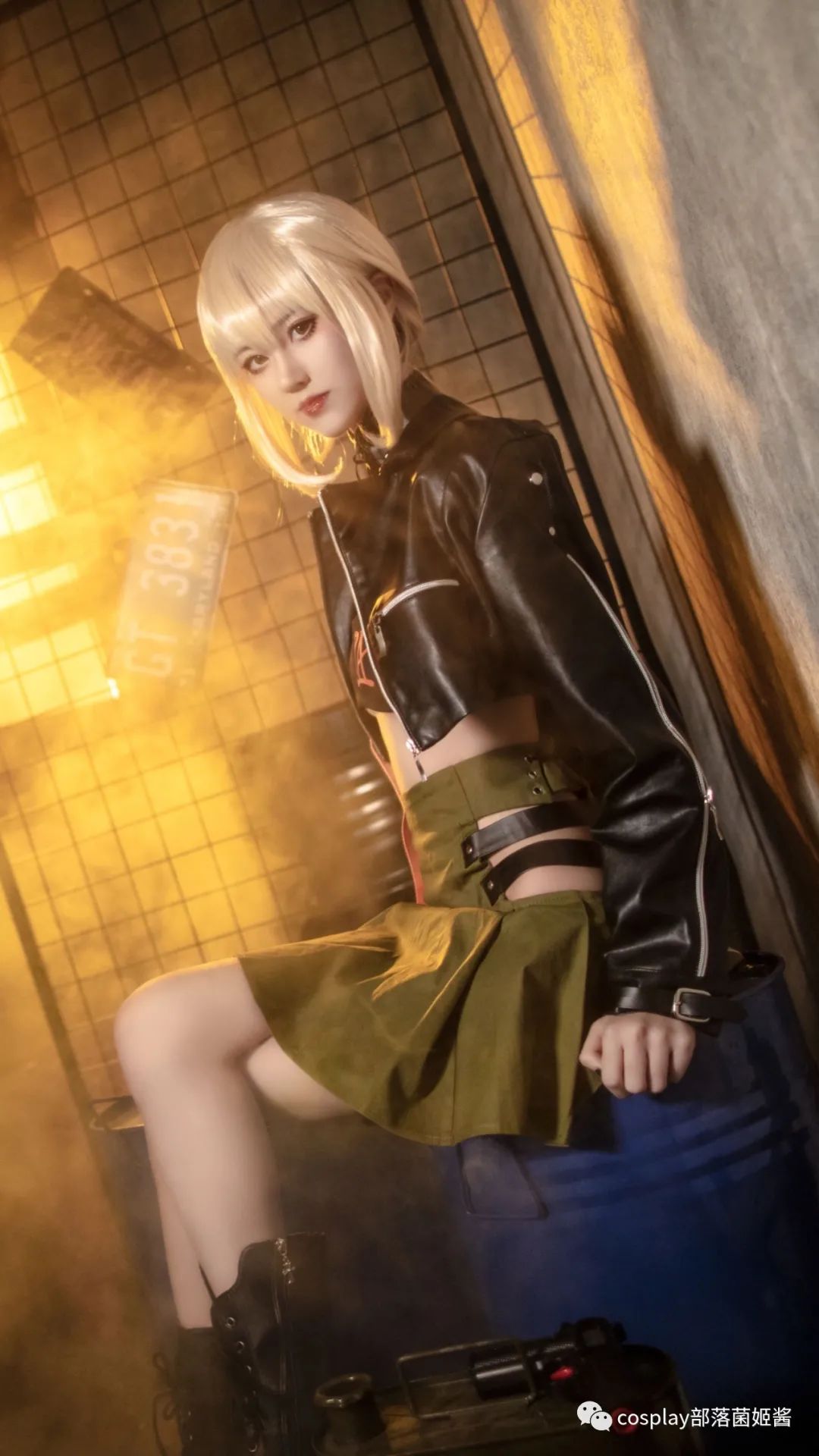 |cos：月球女友黑呆cos正片@麦麦