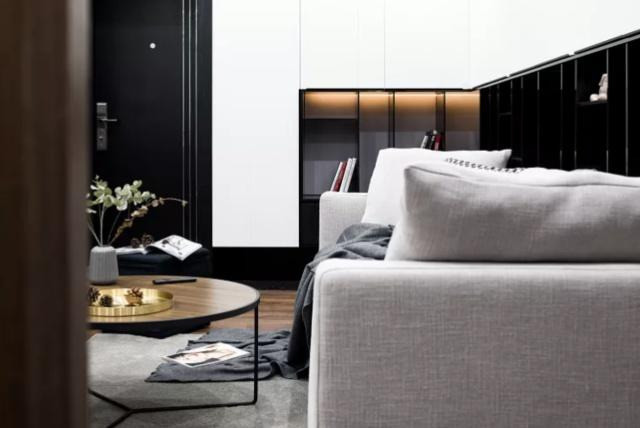 老公坚持电视墙砸一半,沙发背后加厚32cm!完工后太睿智!晒晒