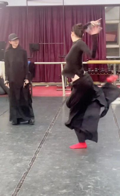 杨丽萍|曝杨丽萍携侄女现身,女方身材火辣舞姿妖娆,疑将替代小彩旗