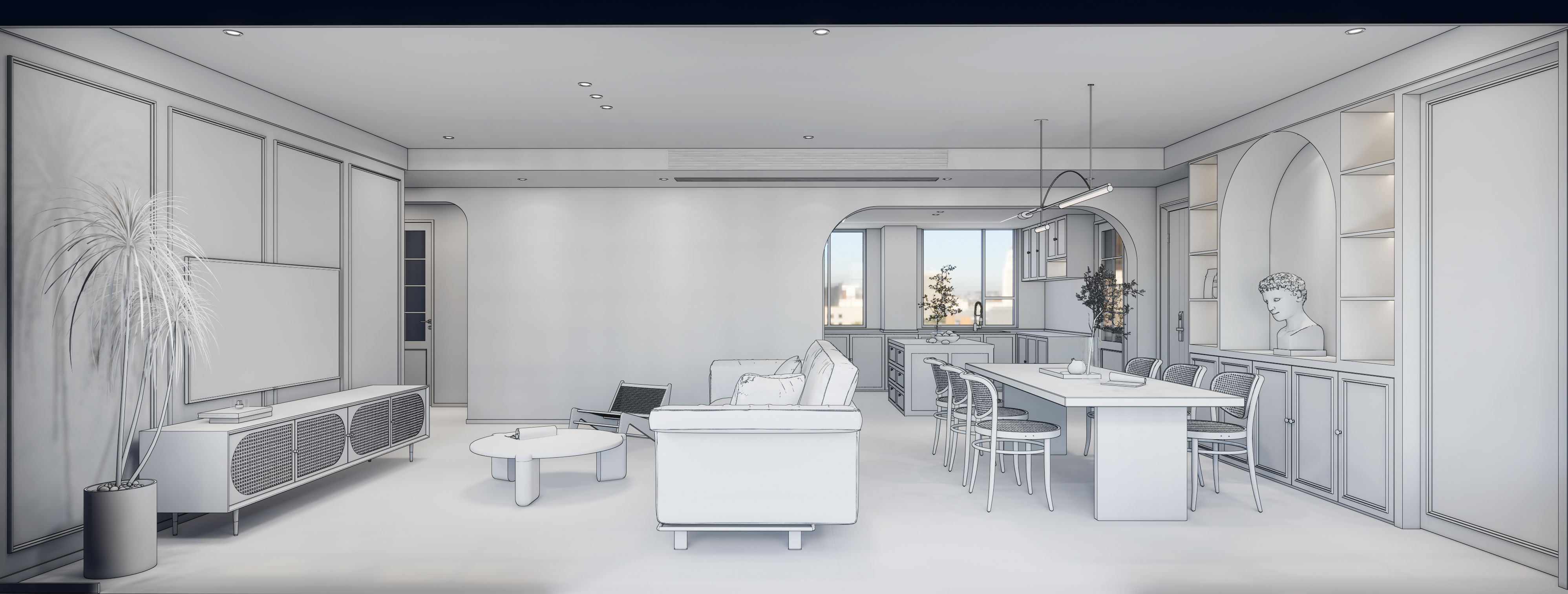 改后146㎡,用复古风留下时光