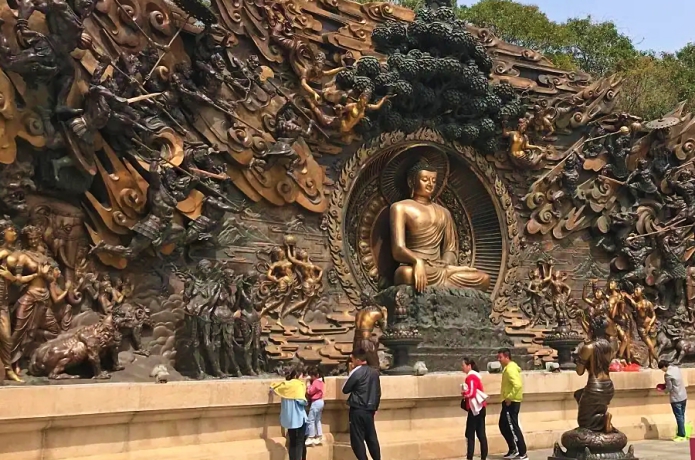 灵山大佛|灵山大佛景区迎来旅游高峰，身临其境，激动人心