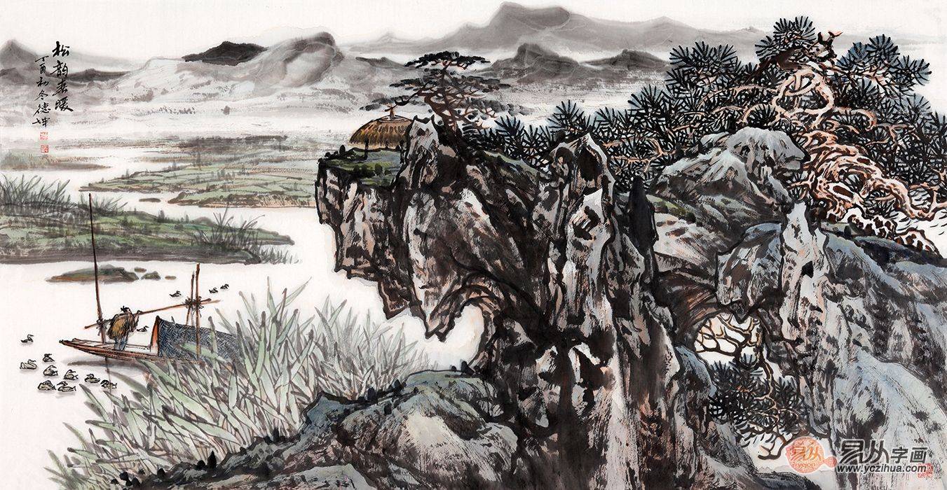 书房装饰 这些山水佳作不要错过~