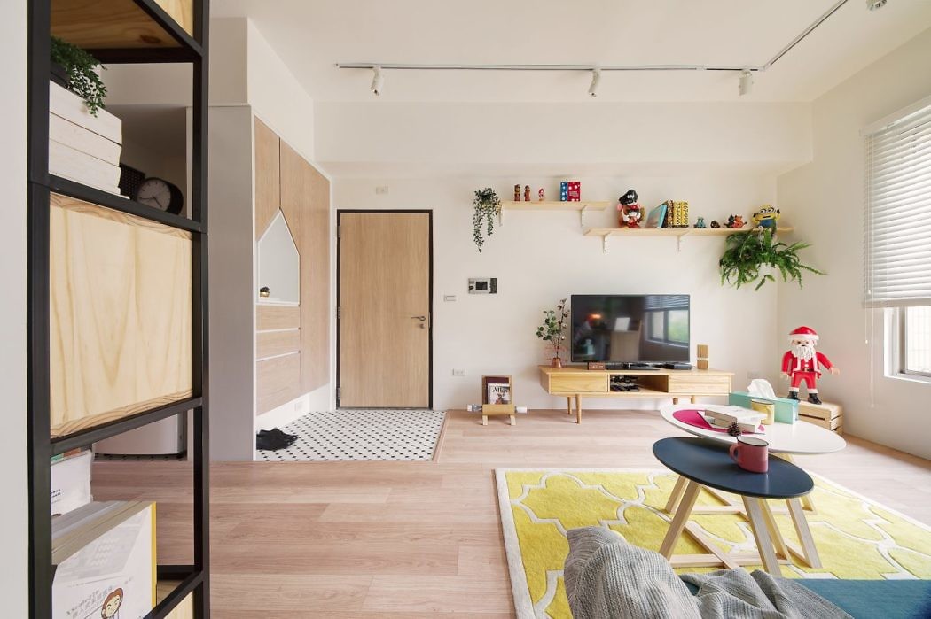 改造63平米的二居室,色彩应用装修设计真漂亮