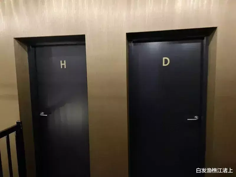 国外公厕门贴「H、D」男女怎分辨?