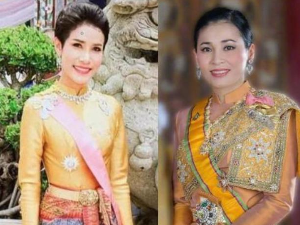 面膜 苏提达又戴心形耳坠,换一款发型勋章也多一枚,没有诗妮娜独自美