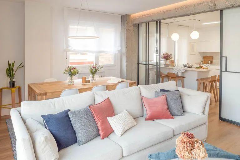 一家四口110平米小三室,简单的设计,但舒适度爆满