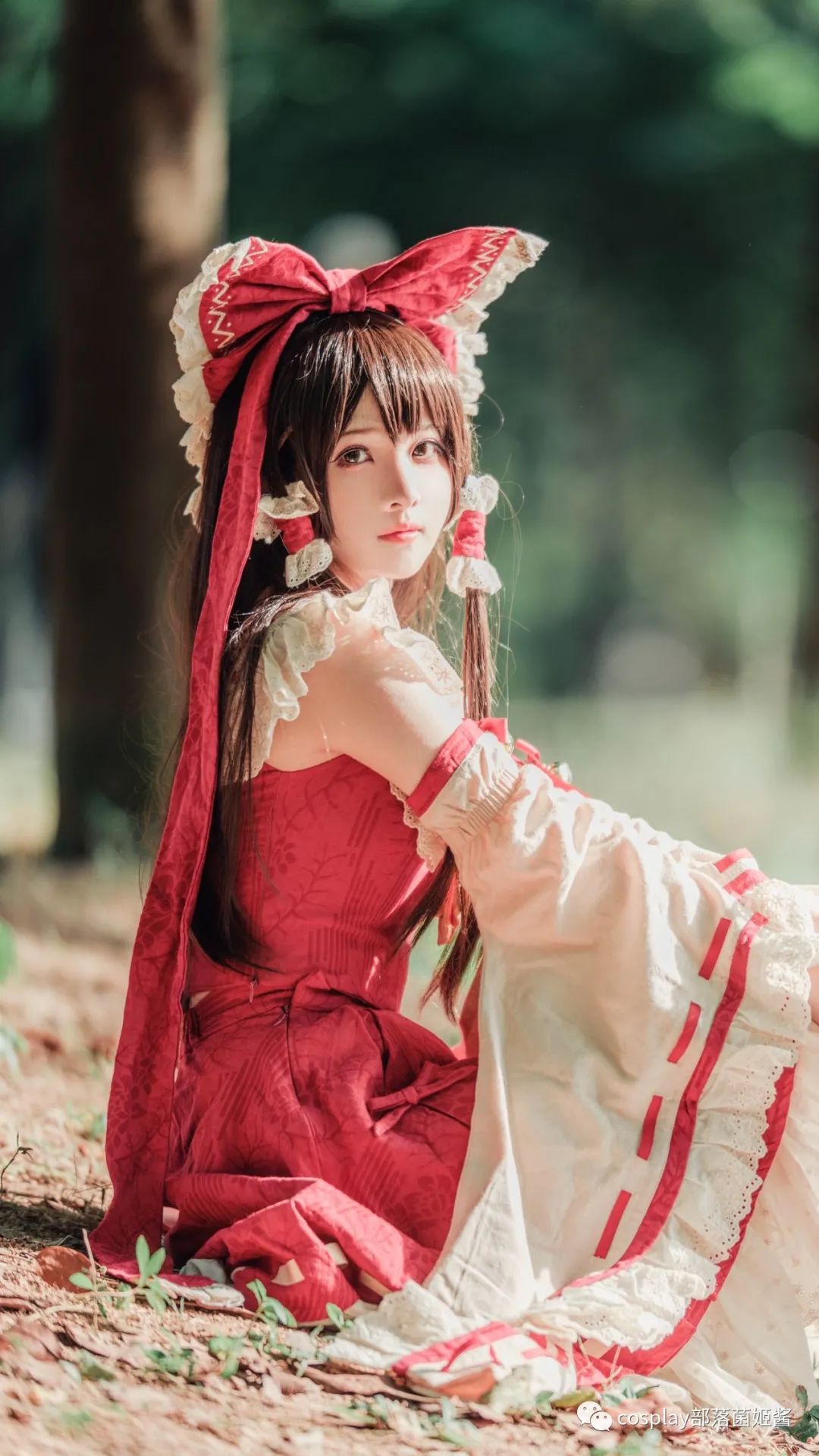 东方project|cos：东方project博丽灵梦cos正片@屿鱼