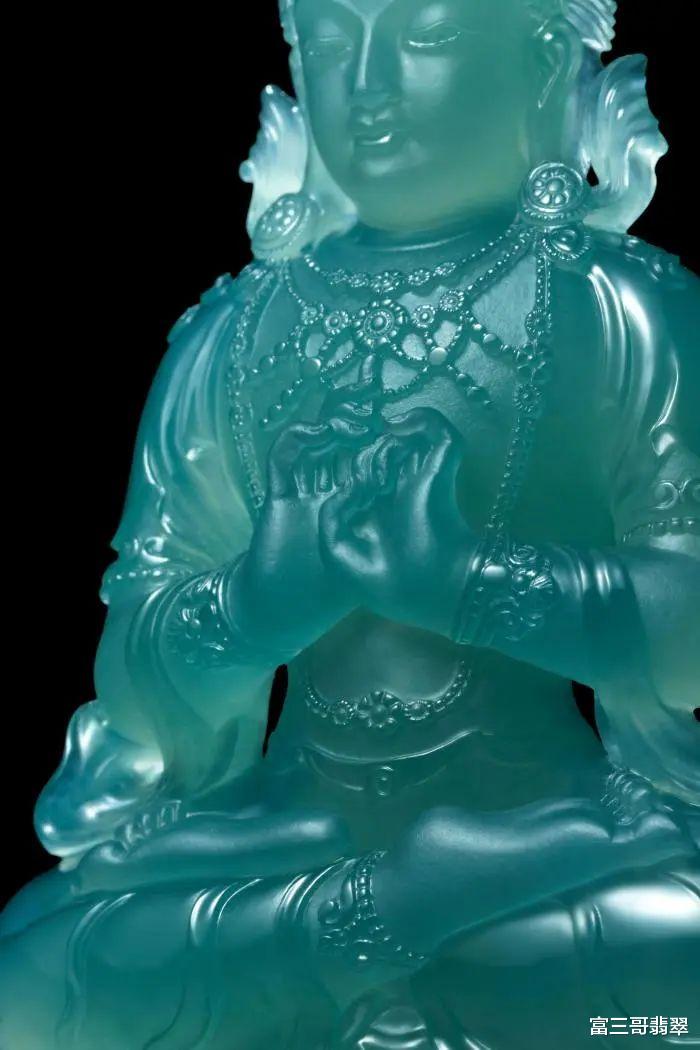 狮子|玉赏 ▏加龙翡翠玉雕——《大日如来》