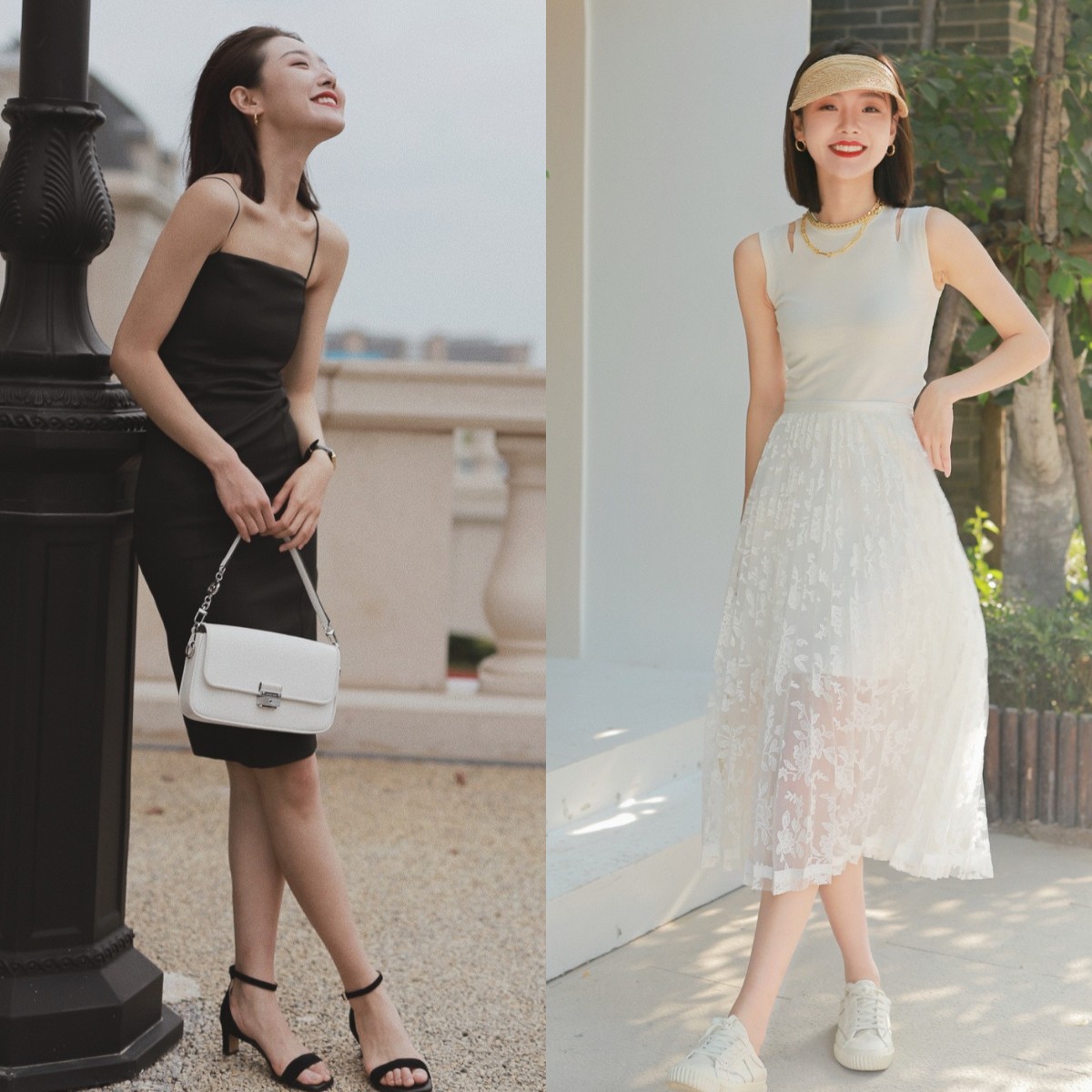 天热了，这才是真正充满“烟火气”的夏季穿搭，清新减龄又显气质