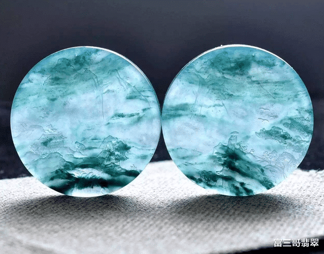 血檀|青山看不厌，流水趣何长，带你欣赏藏在翡翠里的诗情画意！