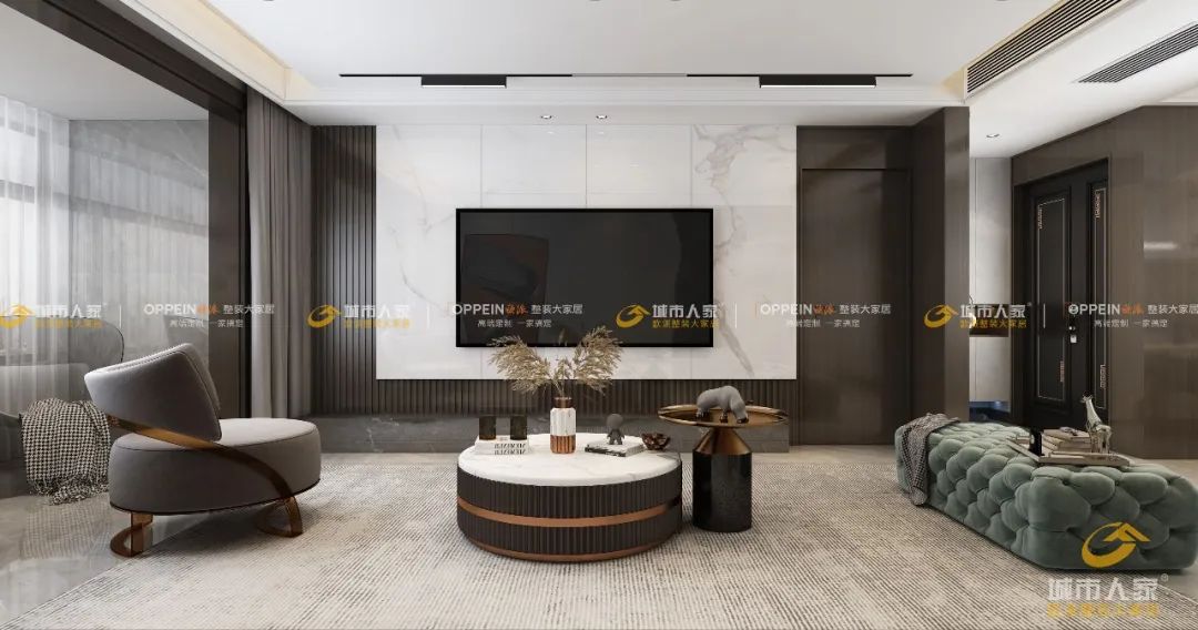 怪不得老婆吵着要装轻奢风,这家140㎡家装效果真得很绝!