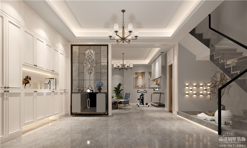 别墅装修 | 美式轻奢风格380平米别墅装修案例