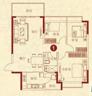 六千一平的精装房,搬点家具就入住了,三线城市活的很潇洒!