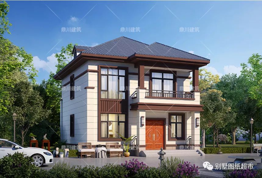 告别千篇一律农村自建房,这8套新中式别墅,把大气写在面子上