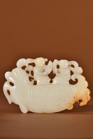 |和田玉望子成龙挂件