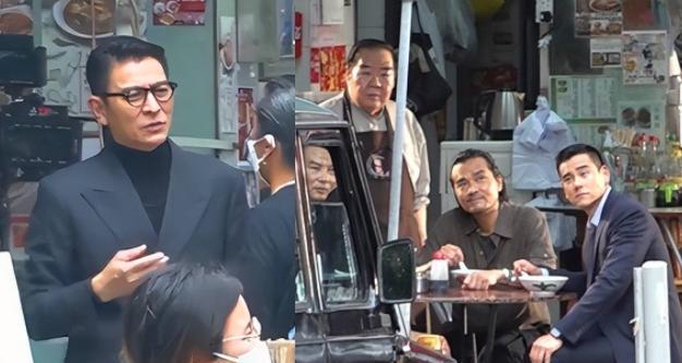 刘德华|60岁刘德华近况曝光，在片场被偷拍，梳背头发型十分精神