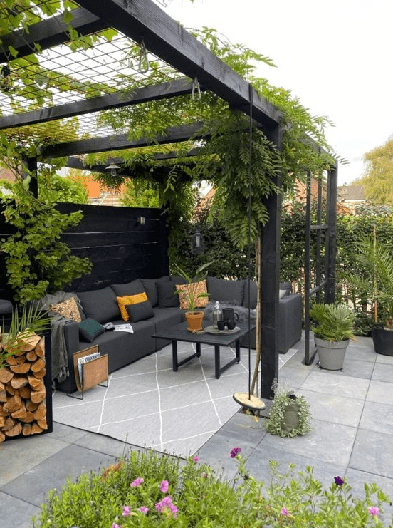 露台别只晾晒,这样搭拥有五功能,加上灯光就是观景台!