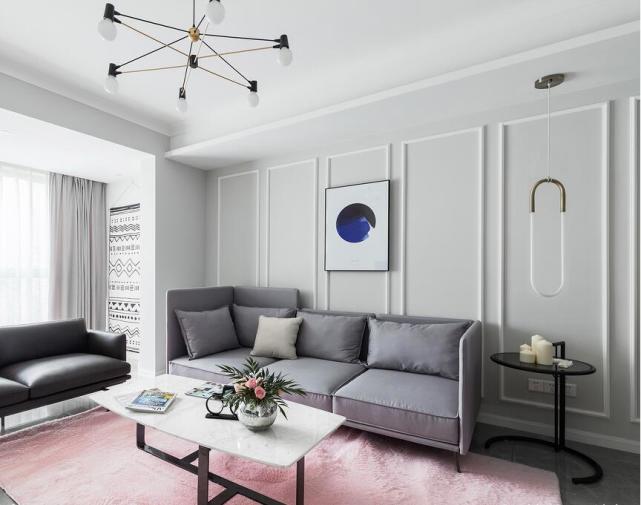 新房装修别再做吊顶了，设计师说只走一圈石膏线，更显大方高级