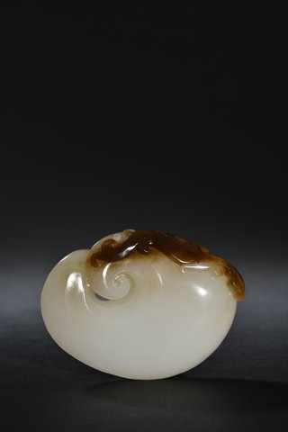 |和田玉如意形把玩件