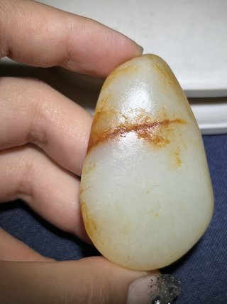 新疆维吾尔自治区|63.5克,新疆和田玉籽料原石