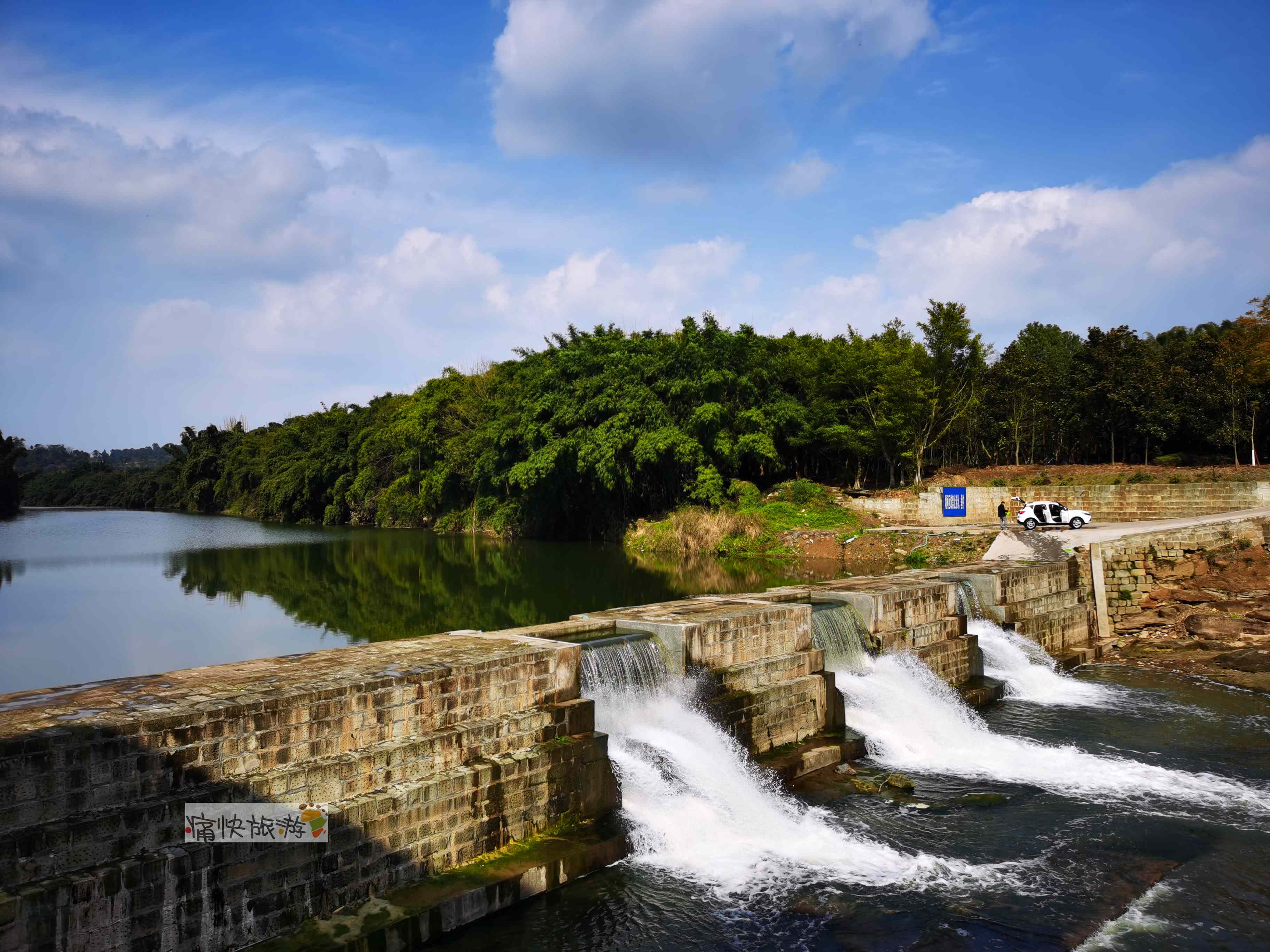 古镇|内自边界行——威远河观音滩秀美如画