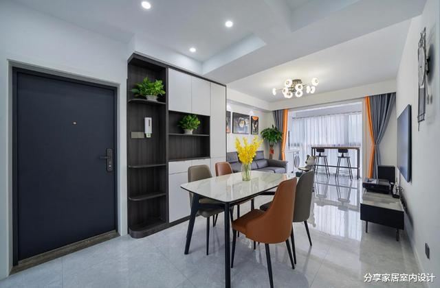 79平现代简约风格,封阳台利用率增强,全屋漂亮又时尚,分享一下