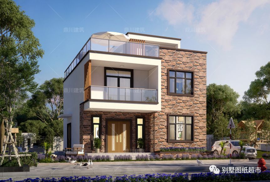 农村自建房,有个大露台就是方便,8套带露台的户型分享,实用