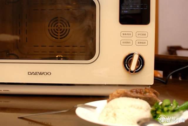 大宇k9蒸烤炸箱一体机体验 高颜值 蒸烤烘, Daewoo Kor 7lrew Retro Countertop Microwave Oven