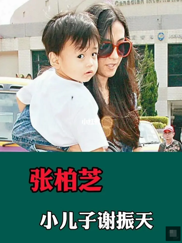 张柏芝|张柏芝露台亲子戏水,小儿正面照曝父亲相貌,谢霆锋儿子分开住?