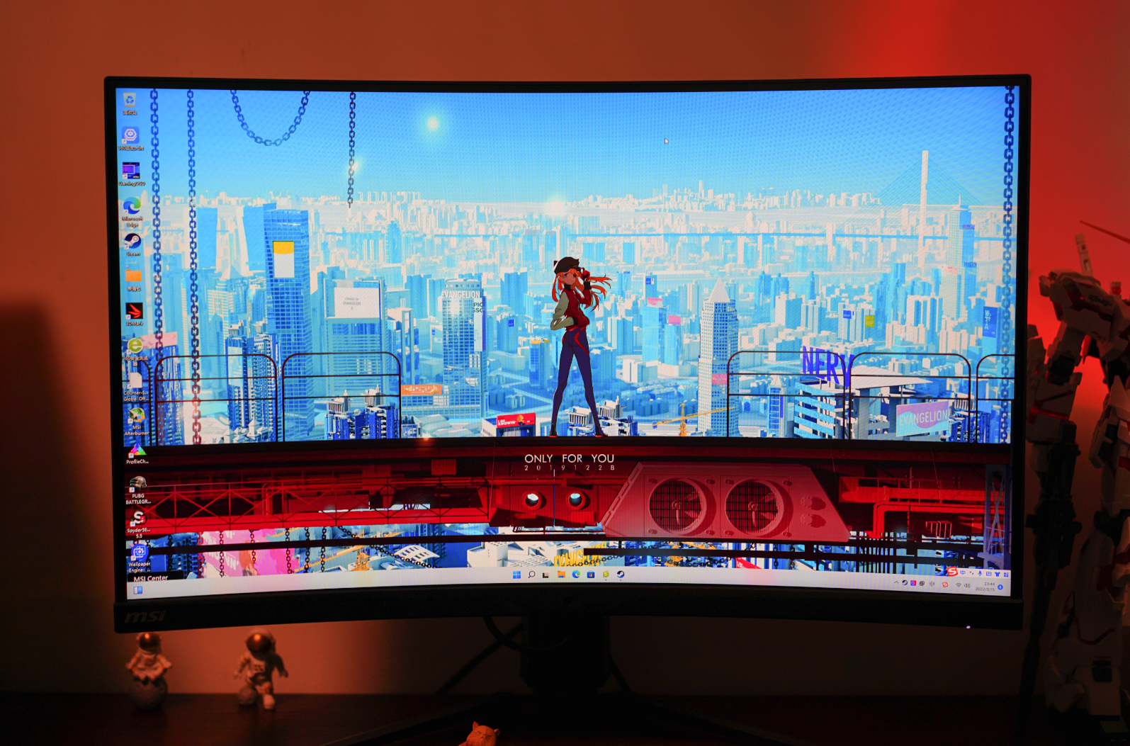 显示器|谁说曲面+16: 9宽屏不可兼得?微星MPG 323CQR显示器上手体验