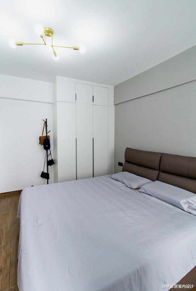 76平两居室,巧妙设计变成三房,极简装修不做吊顶,太喜欢啦!