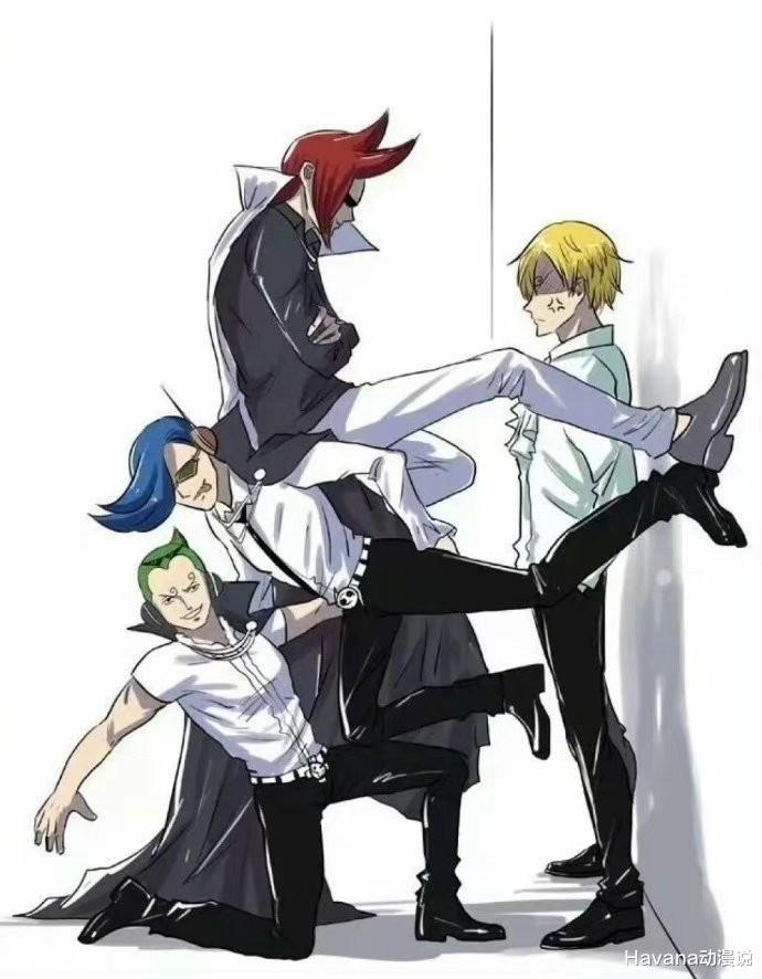 路飞|《海贼王》版花式壁咚,路飞和索隆各种秀,骑马咚和腰马咚太抢眼