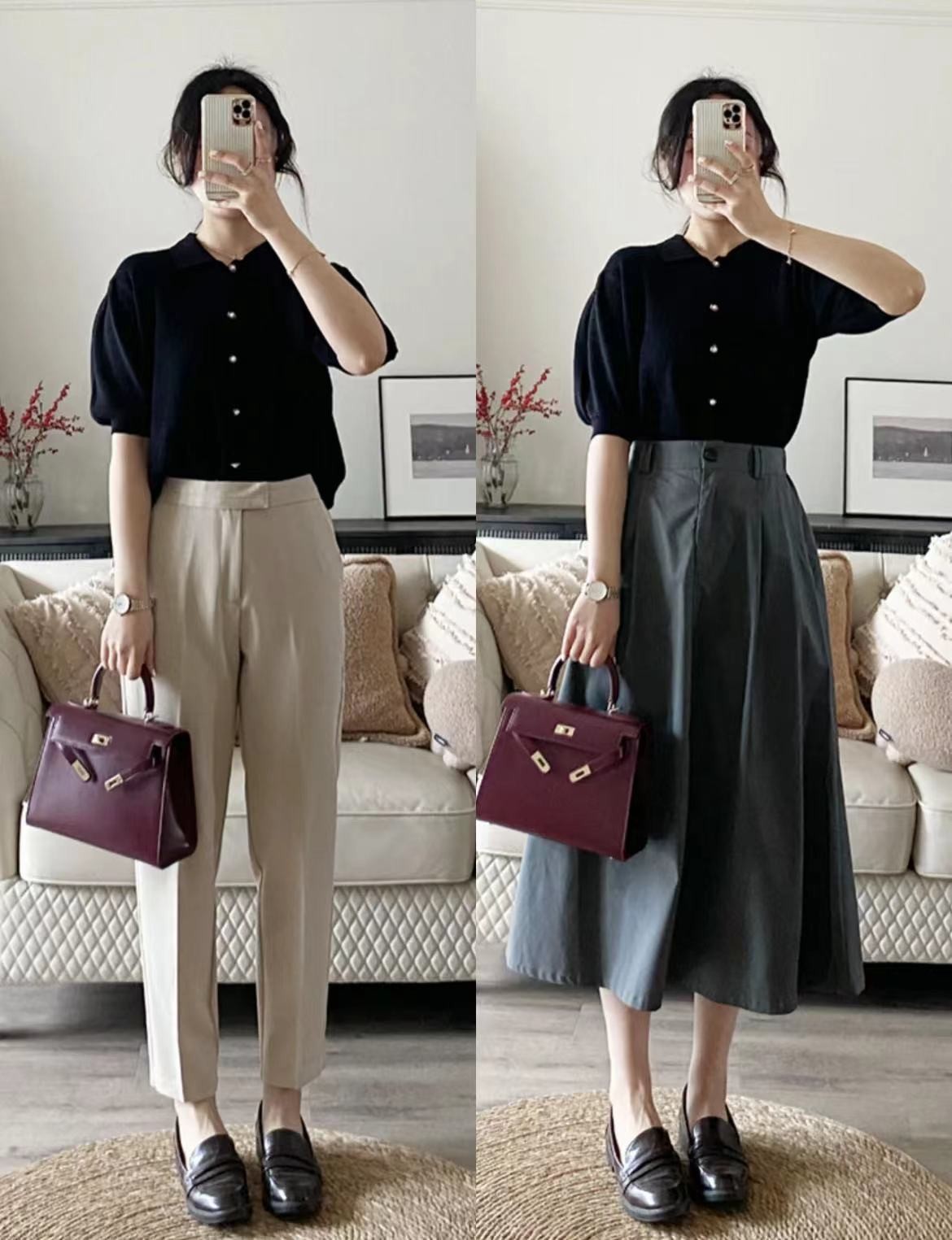 穿衣搭配|春季职场穿搭示范:同一件上衣随意搭裤子、裙子,怎么穿都美