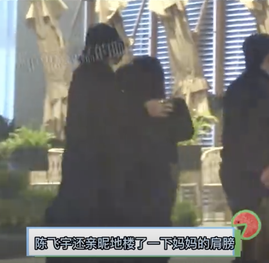 陈飞宇|陈飞宇和哥哥陪妈妈陈红逛街,与黄晓明聚餐,阿瑟搂着妈妈好孝顺