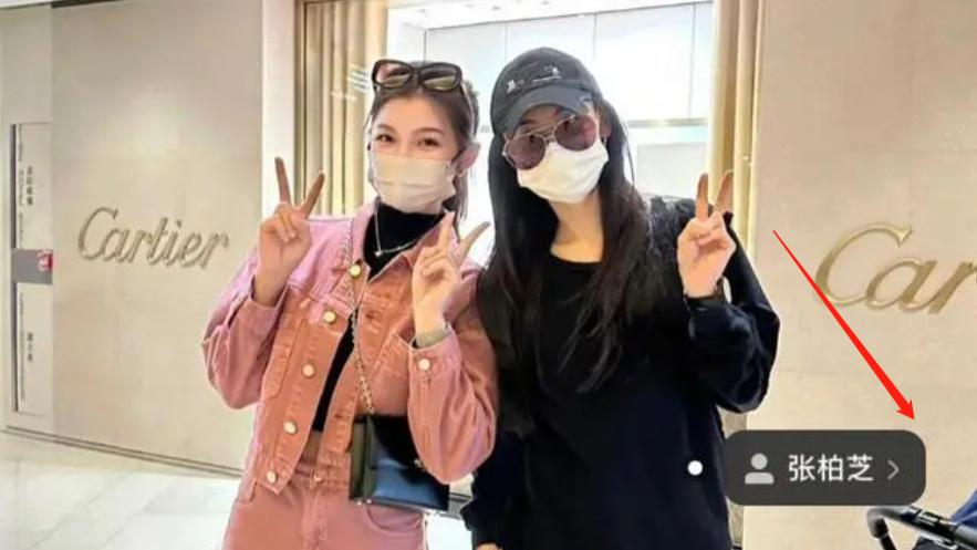张柏芝|张柏芝复合风波后首露面！戴墨镜穿黑衣似大佬，表白情人疑和好