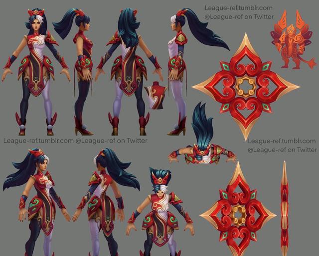 阿里巴巴 剪纸仙灵与春晖神女系列皮肤发布,刀妹终于获得传说T2皮肤