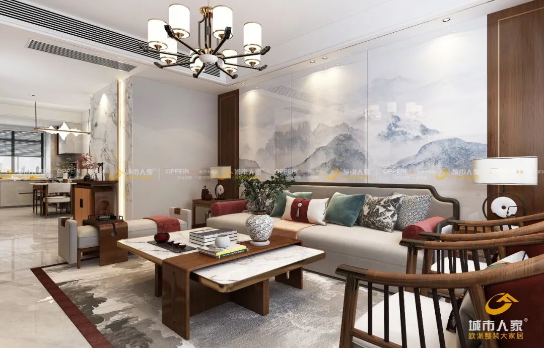 华润昆仑御148㎡ | 新中式风格自然淡雅 诗意端庄的浪漫