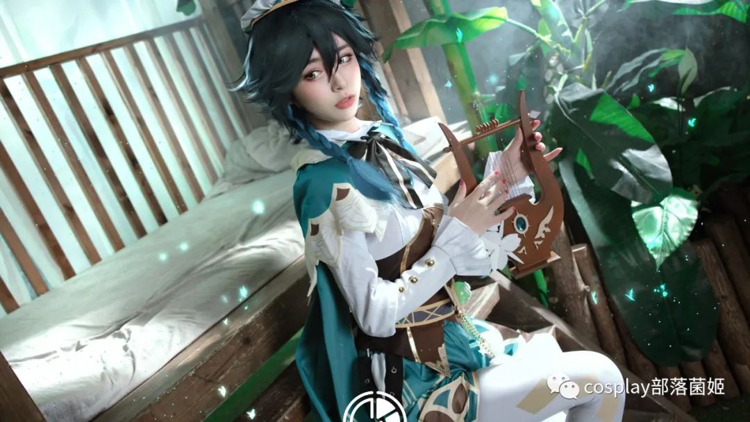 |cos：原神温迪cos正片@虫皿，吟游诗人