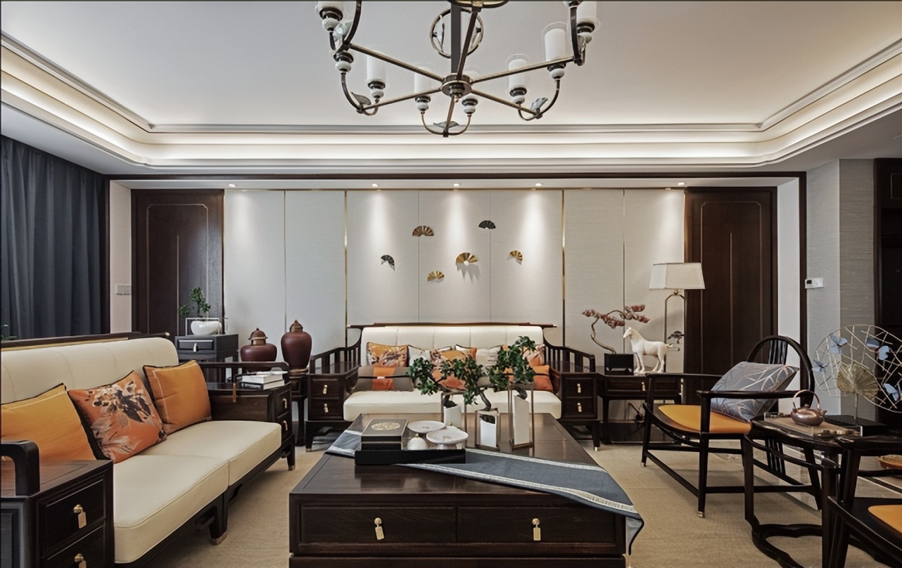 260平新中式四居室,化繁为简,在意境