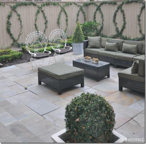 一面墙也能凹出造型来，这8种花园墙值得效仿，羡慕那些有庭院的业主