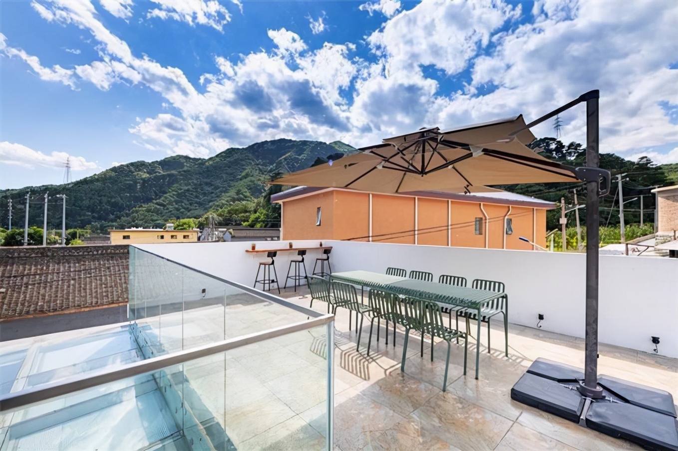 怀柔灵慧山-设计感十足的现代豪华民宿-青山秀水间的温馨之家