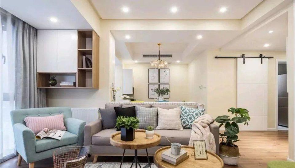 59㎡小户型这么装，餐客一体，阳台打造榻榻米屋，闺蜜看完超羡慕