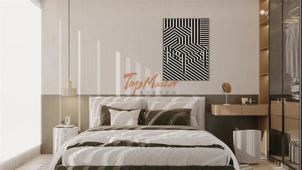 【鲁班装饰】中交锦绣雅郡138㎡现代简约,简于行,奢于心!