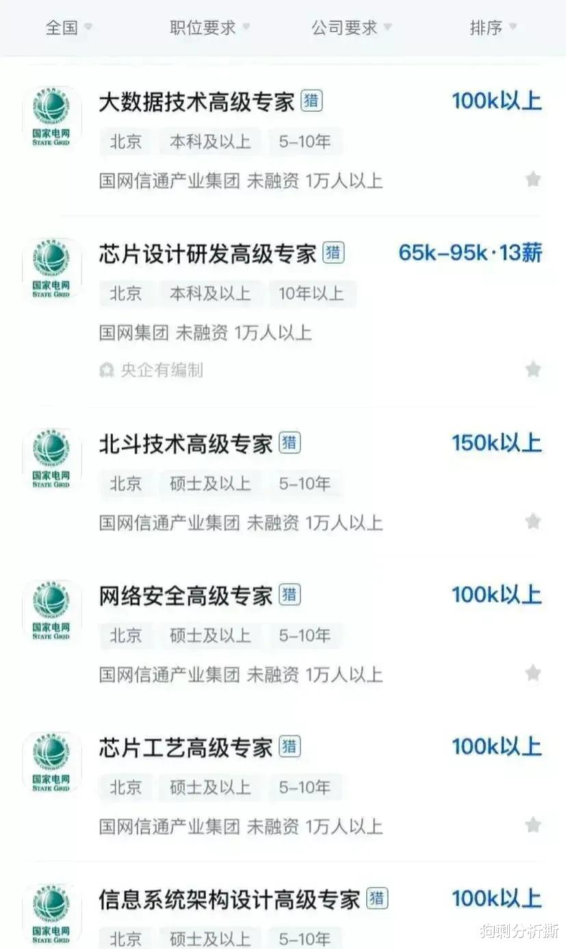 国家电网|150K，国家电网的工资让我羡慕了