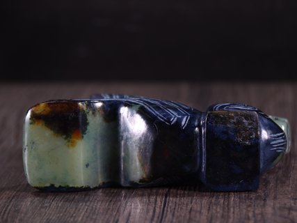 玉雕|【汉高古玉 瑞兽玉雕件】