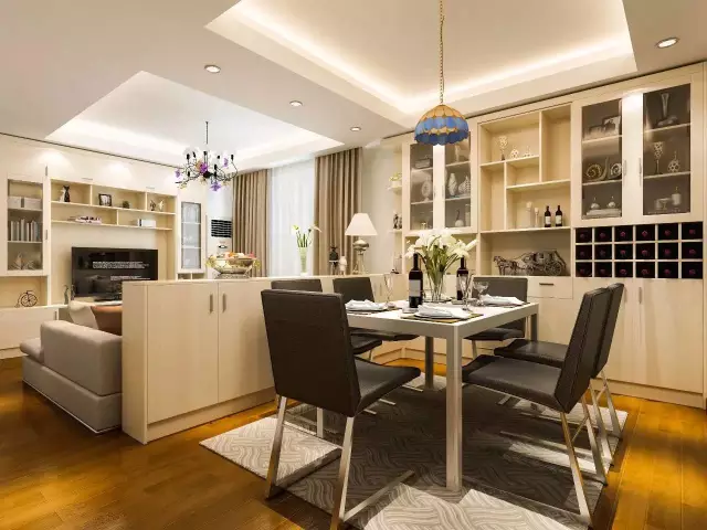 餐厅收纳空间小,5种餐边柜设计,让你的餐厅“大有可为”